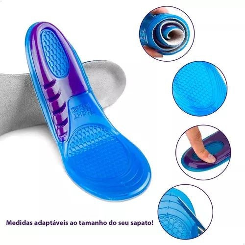 Palmilha Dual Gel Anatômica